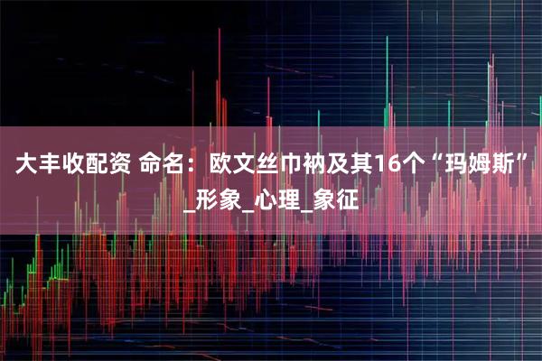 大丰收配资 命名：欧文丝巾衲及其16个“玛姆斯”_形象_心理_象征