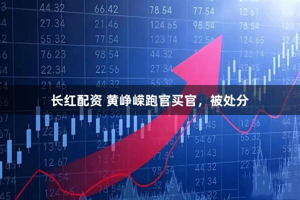 长红配资 黄峥嵘跑官买官，被处分