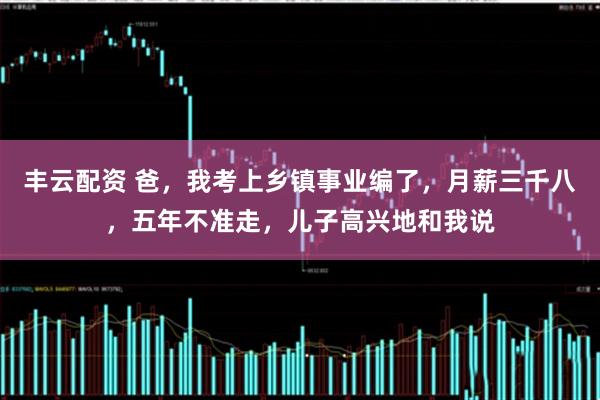 丰云配资 爸，我考上乡镇事业编了，月薪三千八，五年不准走，儿子高兴地和我说